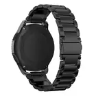 Ремешок для часов Gear S3 22 мм, классический браслет из нержавеющей стали для Samsung Frontier Galaxy Watch 46 мм 42 мм amazfit bip