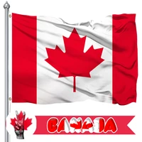 90x150cm canada national flag 400d 100 polyester premium quality canadian supporter fans decoration banner