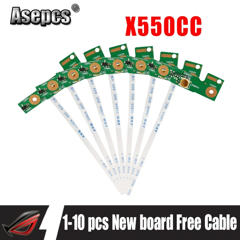 

Кнопочная плата питания для ноутбука For Asus X550C A550C X550V Y581C X550CC X552C X550VC X550CL X550CA X550VC X550V
