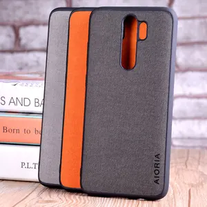 Чехол для xiaomi redmi note 8 pro, роскошный текстильный кожаный чехол из мягкого ТПУ, жесткий чехол для телефона из поликарбоната, чехол для redmi note 8