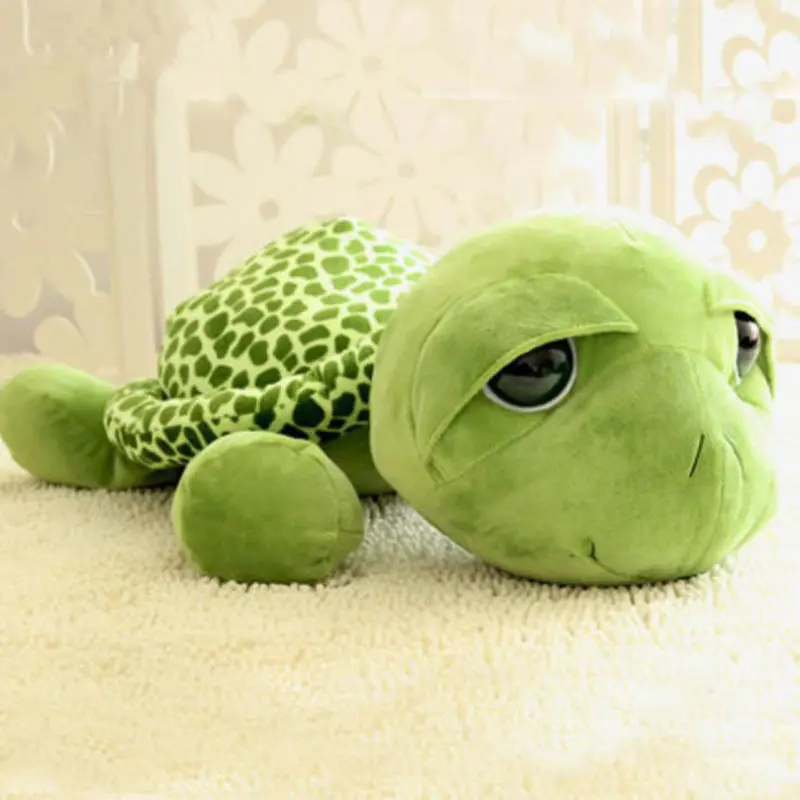 

20cm Stuffed Plush Animals Super Green Big Eyes Stuffed Tortoise Turtle Animal Plush Baby Toy Gift