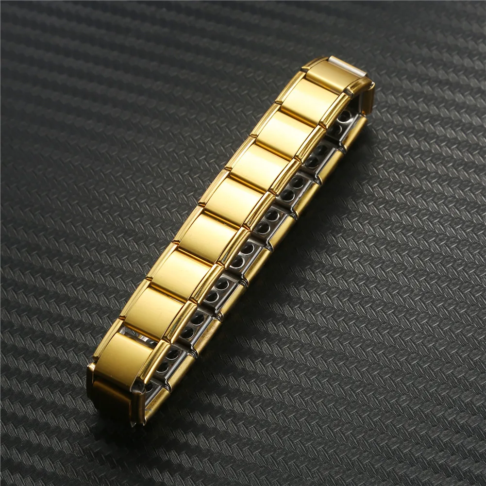 Новый модный браслет из нержавеющей стали с эластичным энергетическим балансом