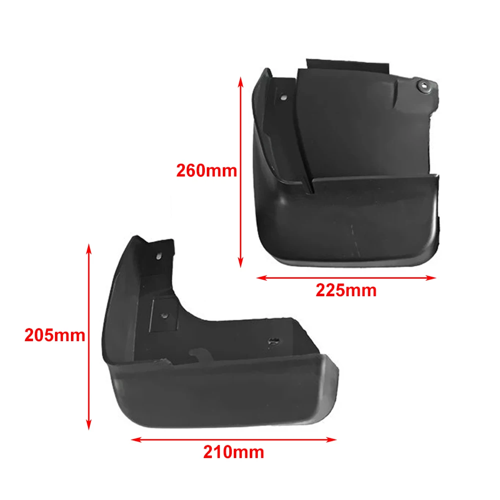 4Pcs Black Car Splash Guards Mud Flaps 08P08SDA100for Honda Accord EX LX 2003 2004 2005 2006 2007