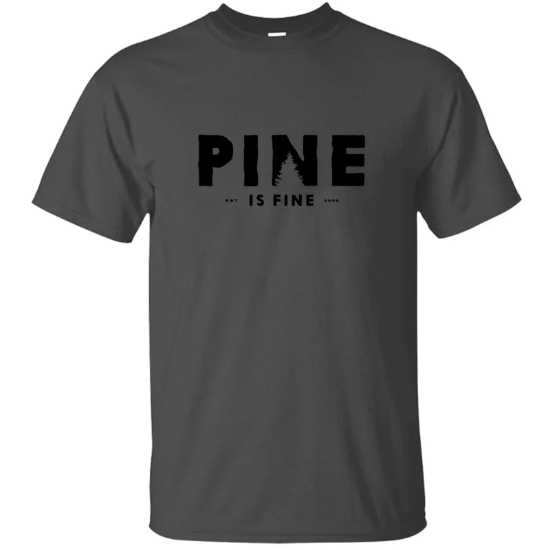 Crazy Pine Is Fine Fish футболки женские Harajuku Мужская футболка негабаритных S-5xl наряд Поп