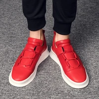 mens casual leather slip on shoes men platform sneakers comfortable men shoes casual white leather sneakers men breathable shoes