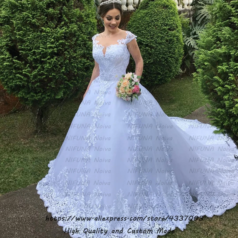 Романтичное Белое кружево свадебное платье бохо Vestido De Noiva 2020 прозрачное сзади