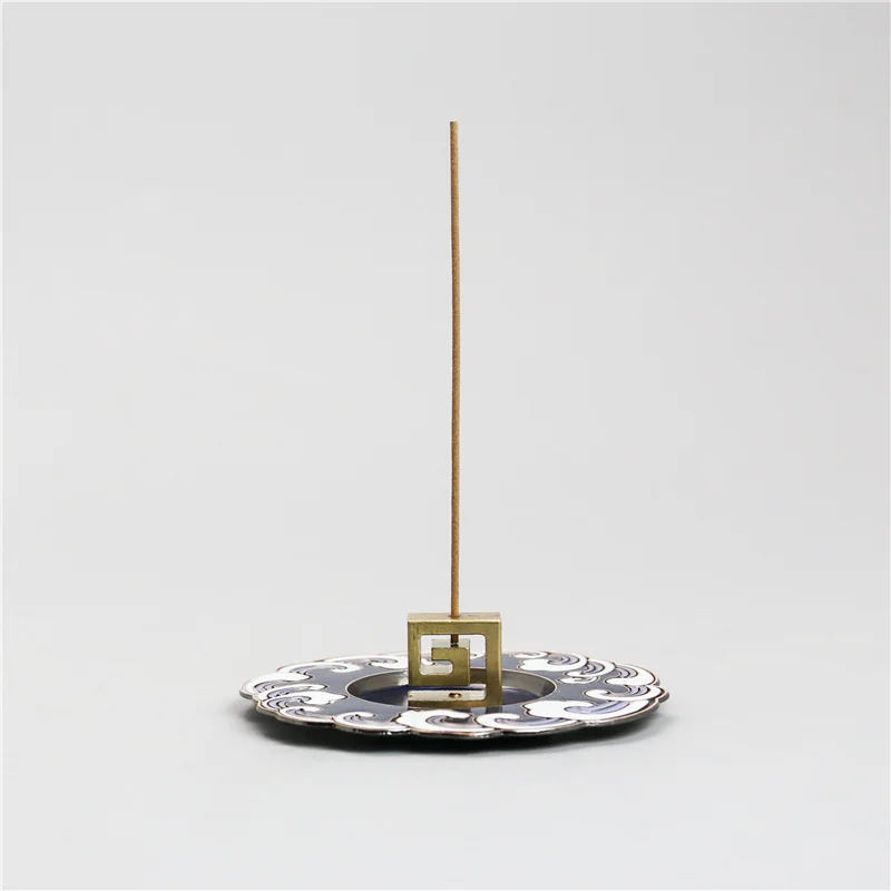 Вертикальный держатель для курильницы подставка из сплава в стиле ретро