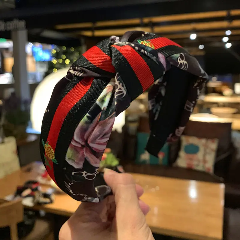 2019 Модный милый пластиковый бантик повязки на голову повязка для женщин и