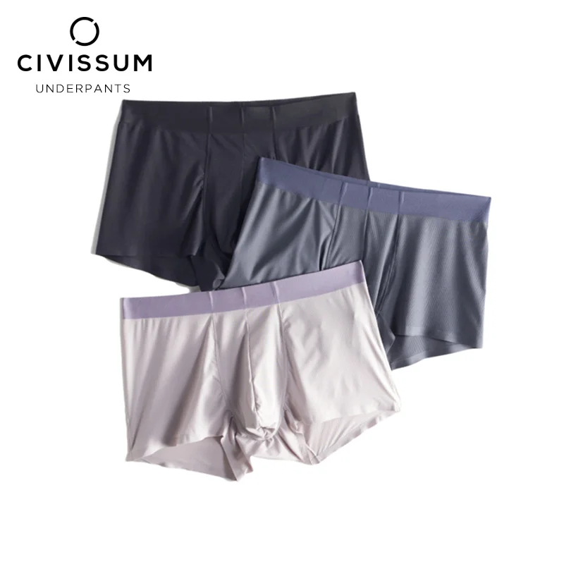

CIVISSUM, Новое мужское нижнее белье, трусы, крутые и дышащие боксеры, брифы