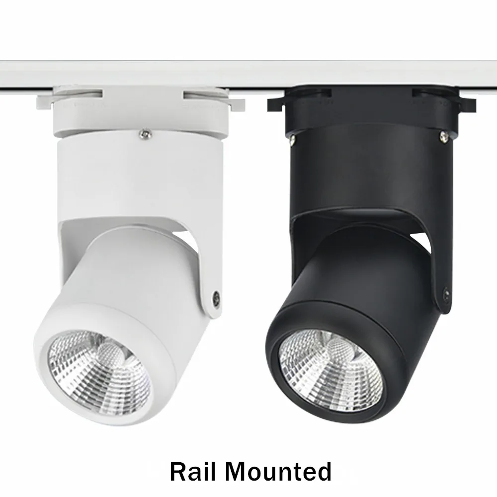 Угловой Регулируемый Точечный светильник led 20 Вт 15 10 потолочный Cob светодиодный