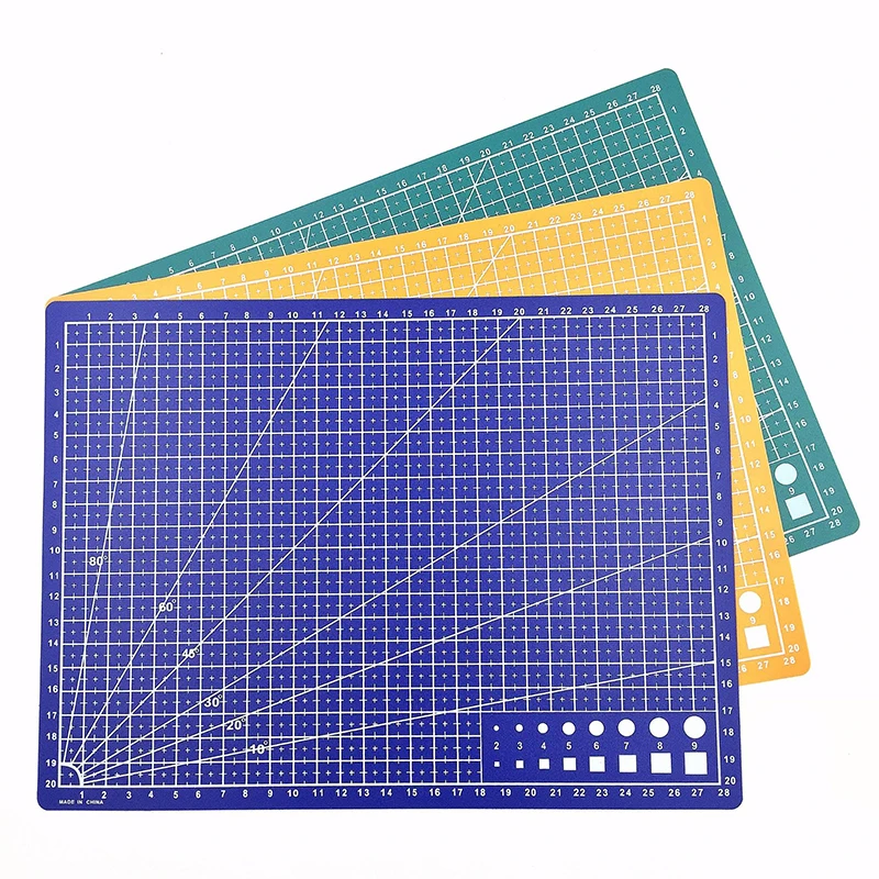 Коврик для резки доски A4 Pad 3 цвета двухсторонний коврик | Канцтовары офиса и дома