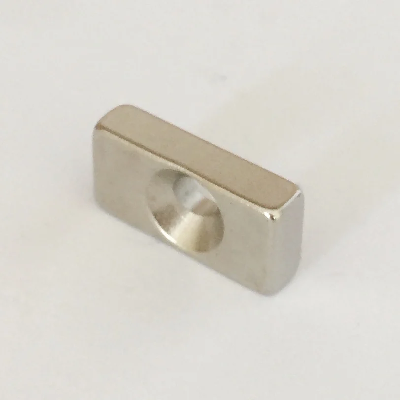 Небольшой потайной Блок Неодимовый магнит мощный редкоземельный постоянный на
