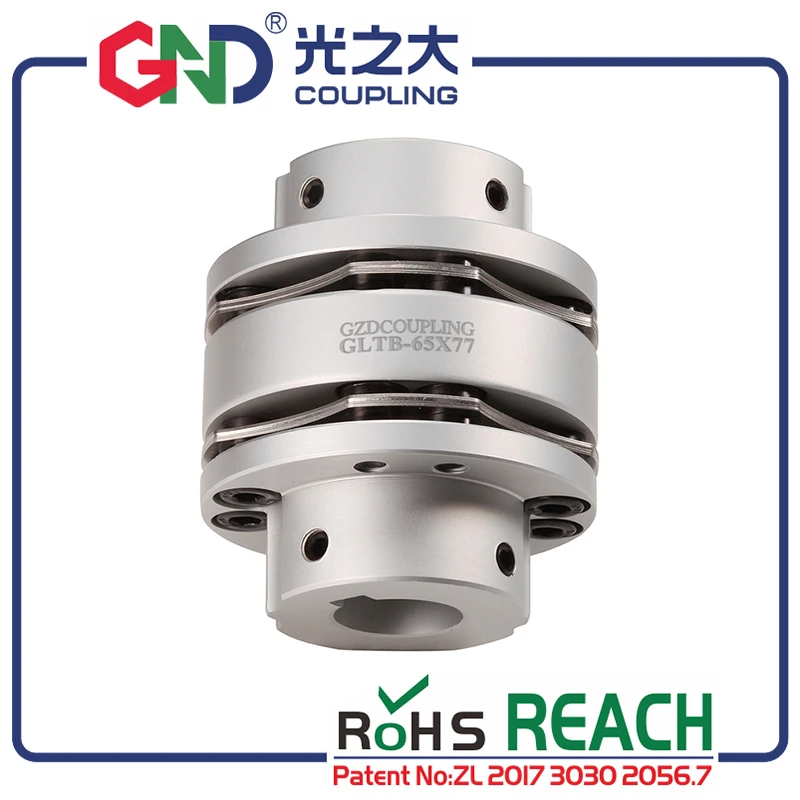 GND 8 screw aluminum alloy high rigidity step type single diaphragm keyway series shaft coupling | Обустройство дома