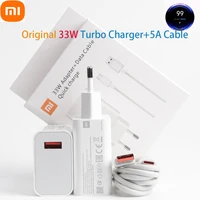 33w charger xiaomi eu turbo charge original type c cable for xiaomi redmi note 9 pro poco x3 nfc mi 10 9 9t pro note 10 10x lite