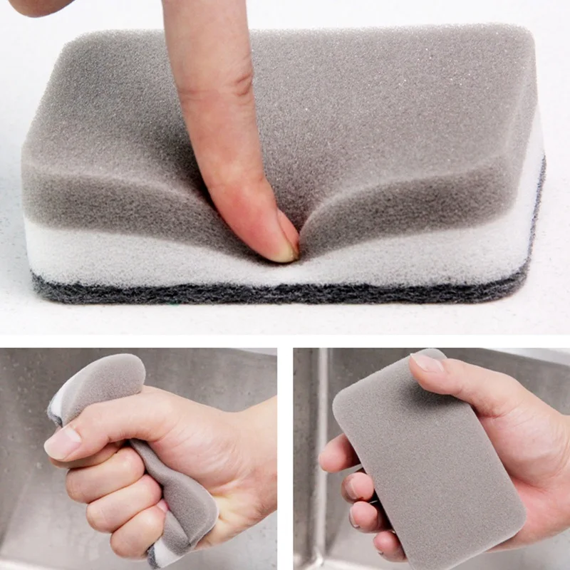 

1 Set Highly Efficient Scouring Pad Dish Cloth Cleaning Brush Kitchen Rags Strong Decontamination Dish Towels Household Hot