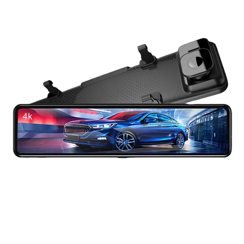 

12 Inch Car Mirror 4K 3840*2160P DVR Dash Camera Sony IMX415 Dash Cam Front and Rear Dual Lens WiFi GPS Dashcam Video Recorder