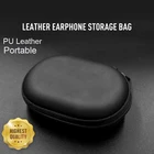 Сумка для хранения наушников из искусственной кожи, портативная, водонепроницаемая, сейсмостойкая, чехол для хранения наушников