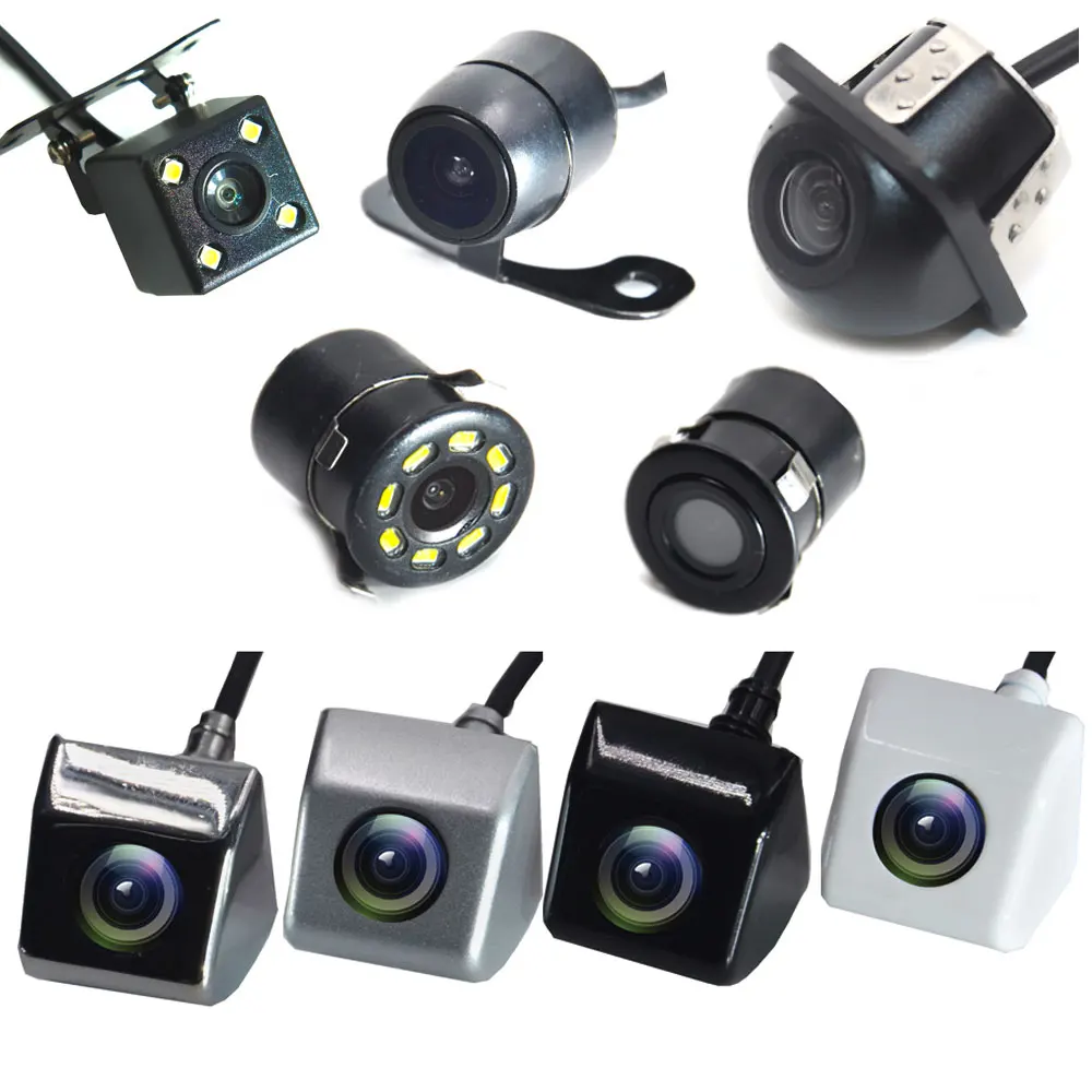 

BYNCG HD CCD Night vision Reverse Camera 170 Angle Car Rear view Camera IP67 DC 12V/24V Vehicle Camera for VW Ford Toyota & More