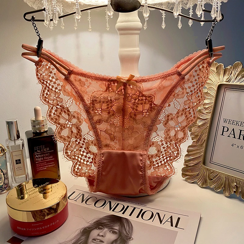 Высококачественные кружевные женские трусики с ресницами милые и сексуальные