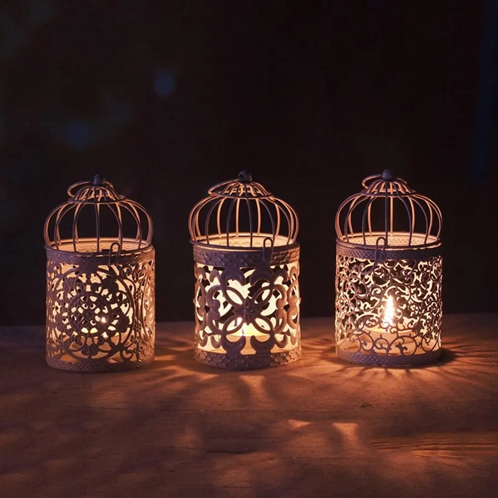 Пустотелая клетка для птиц подсвечник Фонарь рождественское ночное украшение
