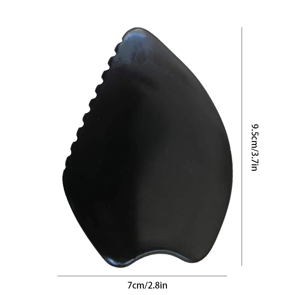 

Gua Sha Stone Gua Sha Scraping Massage Tool Black Obsidian Stone Relieve Muscle Tensio SPA Type Body Massager for Face Body
