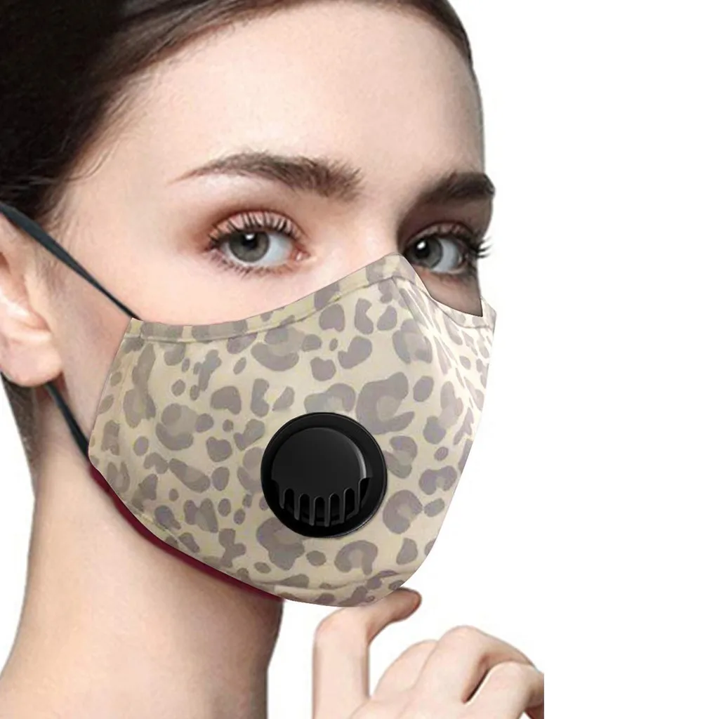 

12PC Print Reusable Mouth Face Masks Mouth Cover Carbon Filter Shiled Proof Protect Face Mouth Cover Mouth Outdoor Mask Maszk