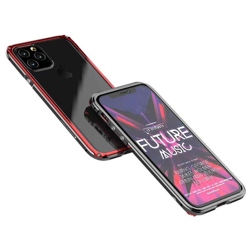 Броня металлический бампер противоударный чехол для iPhone 11 Pro Max чехол сверхмощный защитный чехол для iPhone 11 Pro чехол X XR XS Max