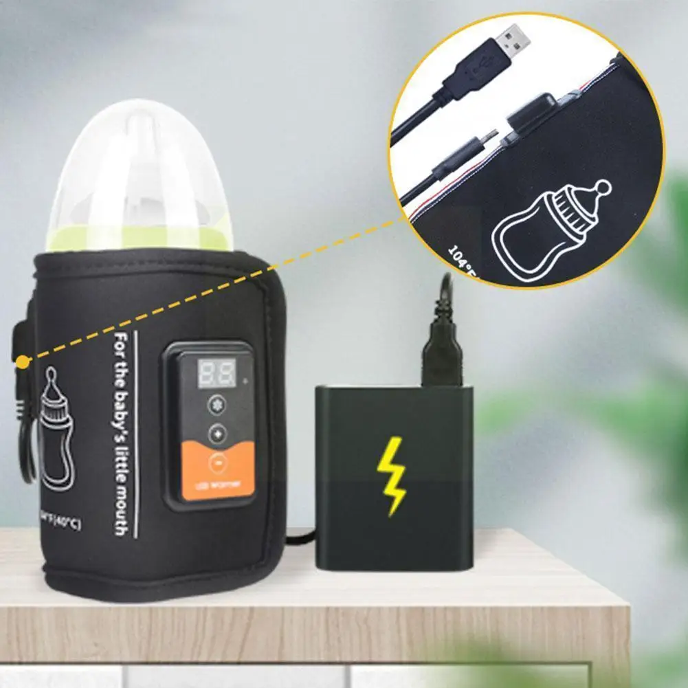 

Baby Car Bottle Warmer Thermostat Feeding Bottle Heating Bag Warmer Portable Bottle And Insulation Bag Storage Milk Feeding V1O2