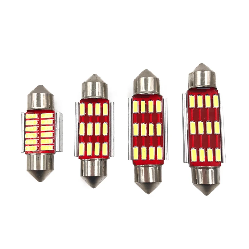 Festoon светодиодный 31 мм 36 39 41 C5W CANBUS без ошибок автоматический светильник 12 SMD 4014