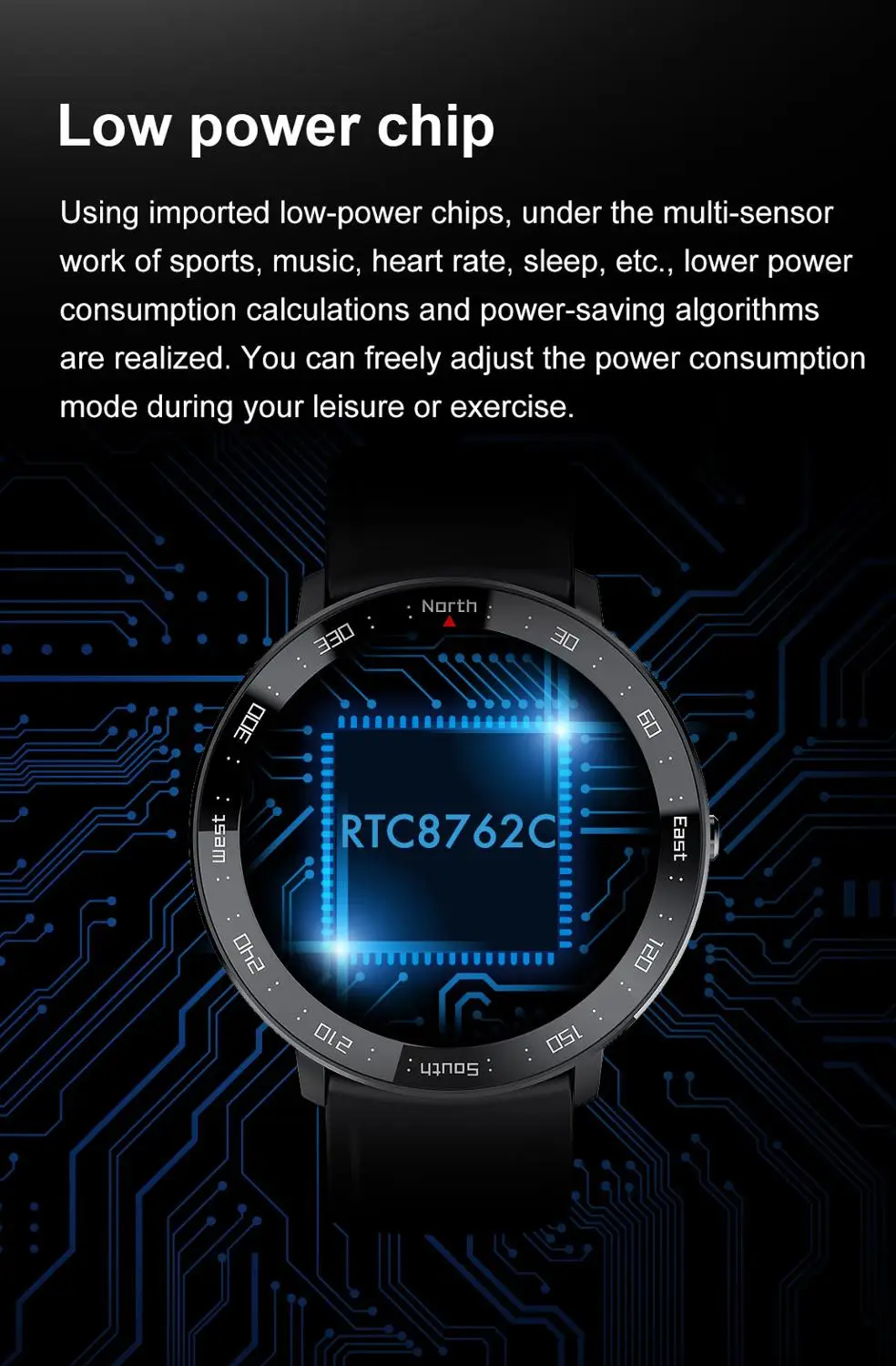 

ZL03 Health Monitor Smart Watch Full Touch Screen Blood Pressure Heart Rate Sleep Sports Fitness Smartwatch for Man Women Band