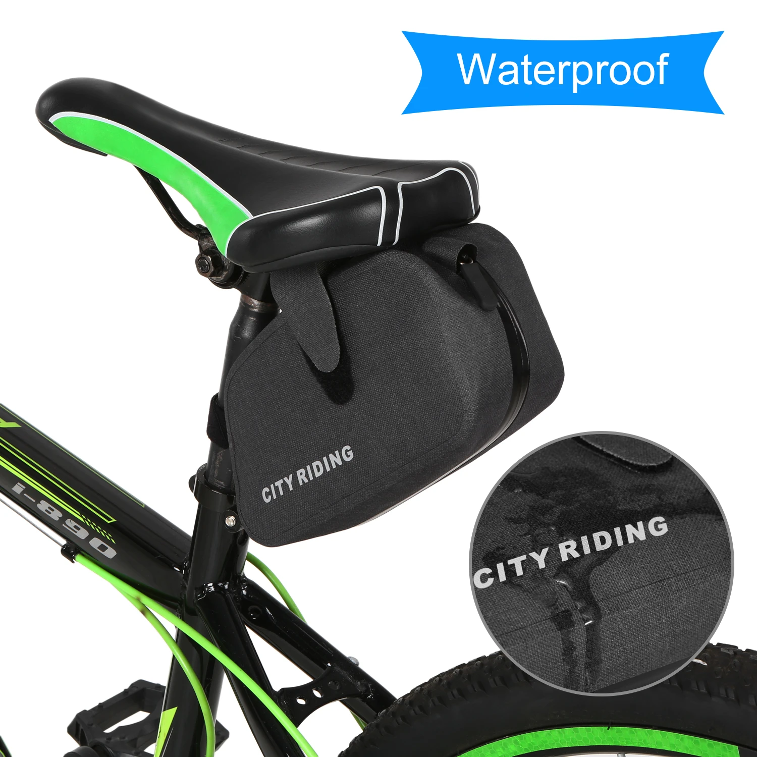 Велосипедная сумка водонепроницаемая Велосумка на седло для горных