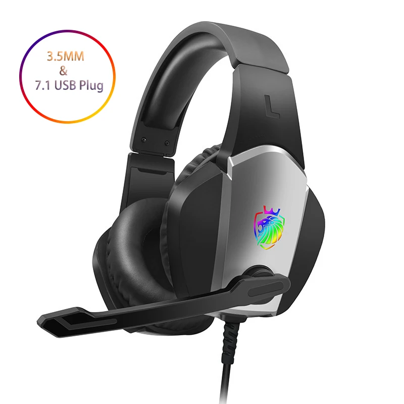 Игровая гарнитура PC USB 3 5 мм проводной Шлем XBOX / PS4 гарнитуры для контроля уровня