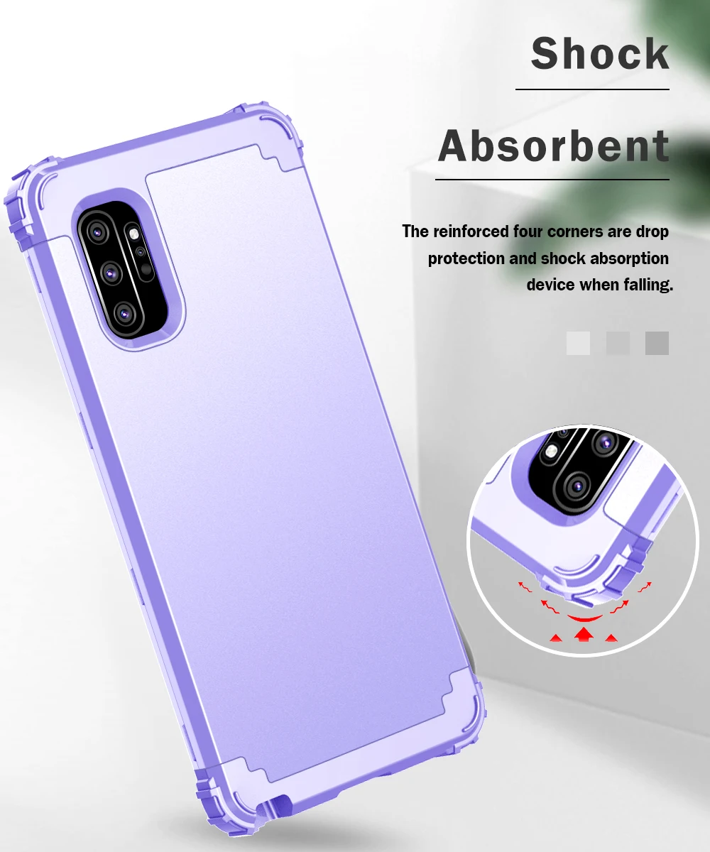 Ударопрочный чехол для телефона samsung Galaxy note 9 10 plus сверхпрочный