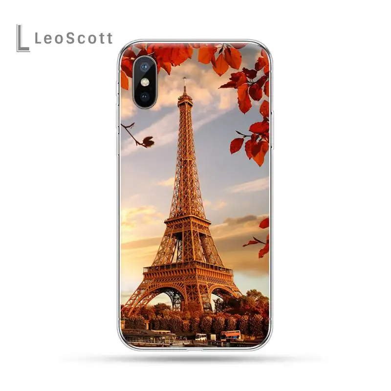 

Famous paris Eiffel para high quality Phone Case for iPhone 11 12 pro XS MAX 8 7 6 6S Plus X 5S SE 2020 XR