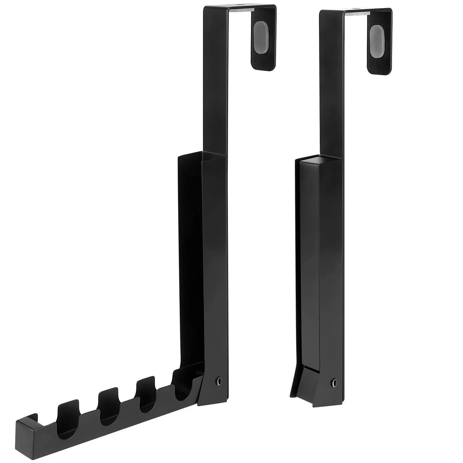 Над дверными крючками для подвешивания складная металлическая маленькая