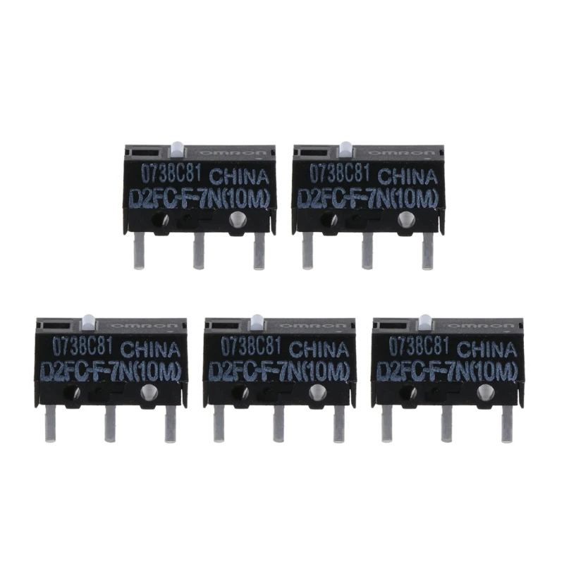 

5Pcs Omron Mouse Micro Switch D2FC-F-7N (10M) for Logitech Microsoft Button