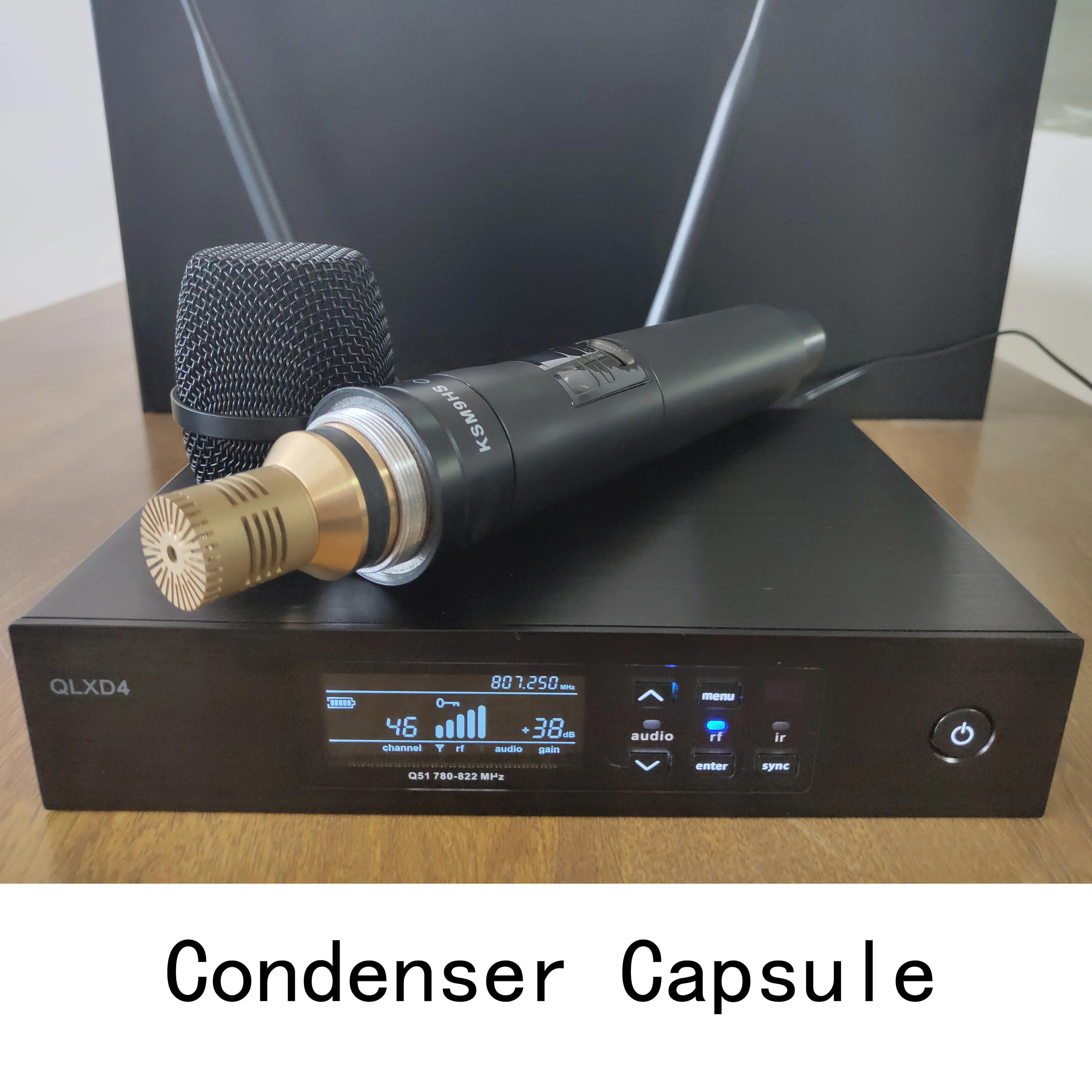 Микрофонная Беспроводная микрофонная система Ручной конденсаторный микрофон