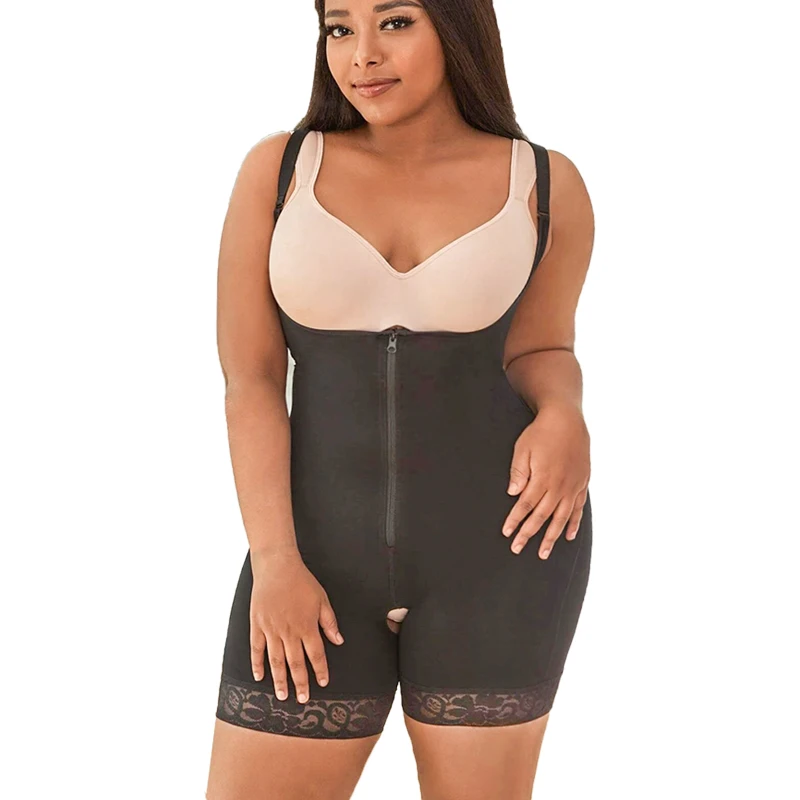 Slimming Women Fajas Charming Curves Flatten Abdomen Body Shaper High Waist Bodysuit Post Liposuction