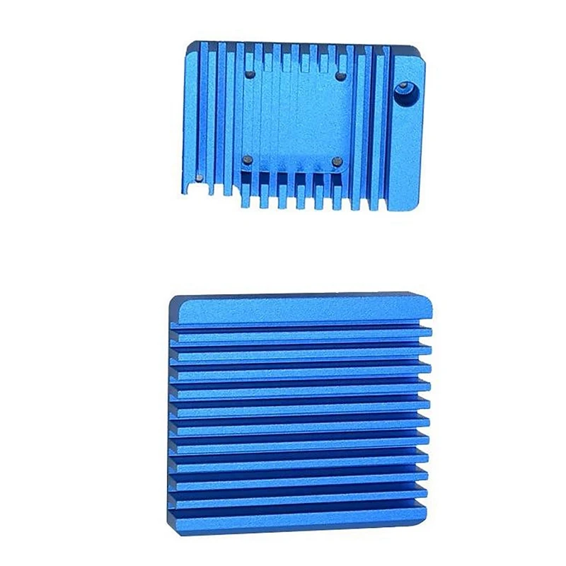 

for Nanopi R1S R2S Aluminum Alloy Metal Cooling Shell Case Motherboard Protective Case Accessories Blue
