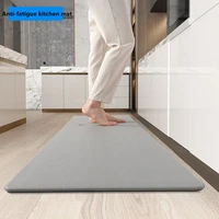 anti fatigue kitchen mat thicken pvc leather comfort floor mat non slip soft doormat waterproof oil proof kitchen carpet rug