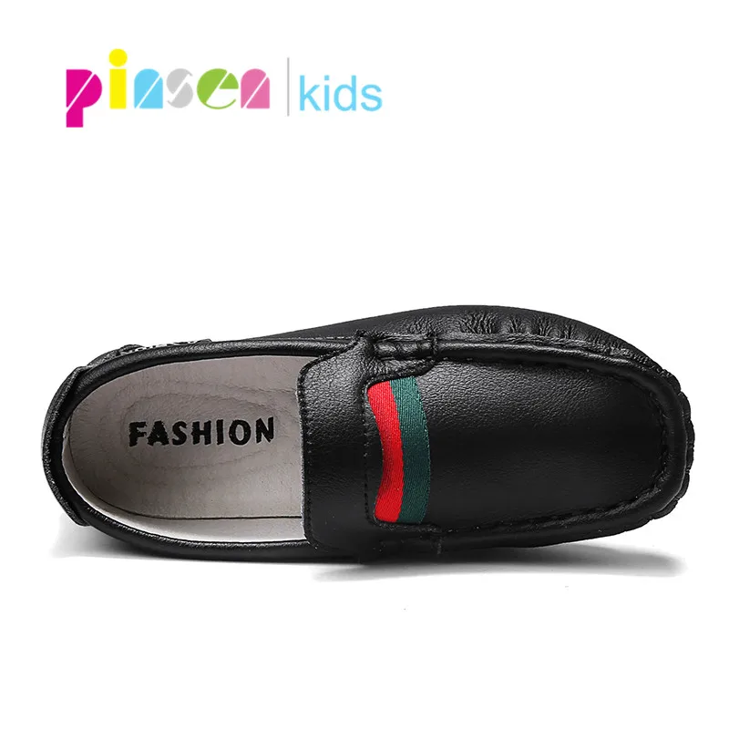 2022 New Autumn Genuine Leather children's Shoes for Boys Mocassins Fashion Kids For Girls Casual Flat Slip On Loafer | Детская
