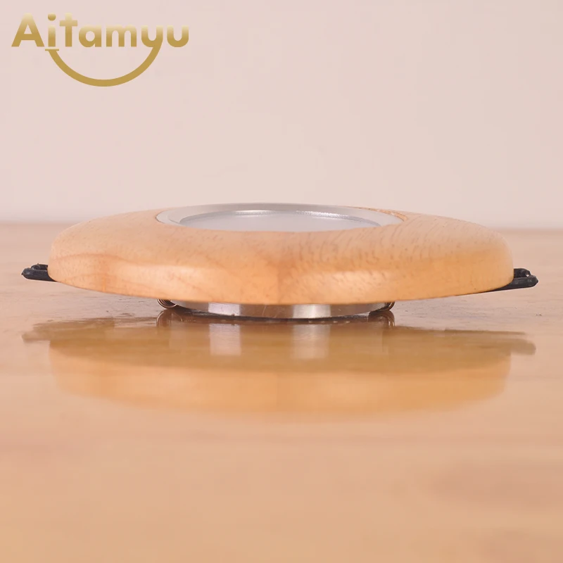 Современные деревянные светодиодные потолочные светильники белые