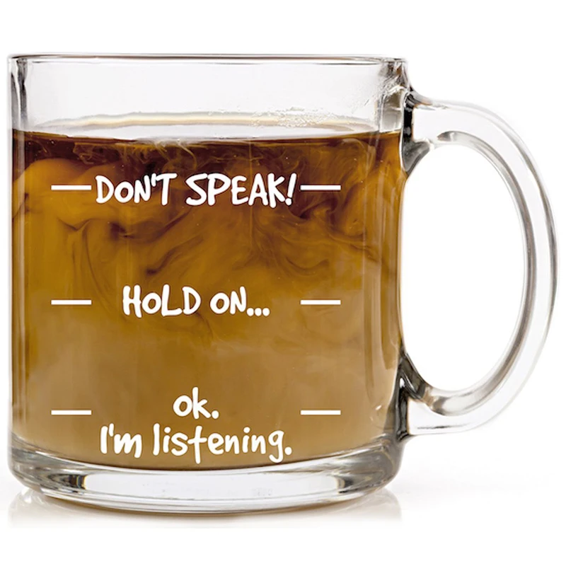 

English Lettering Best Mom Ever Glass Coffee Mug Christmas Birthday Gifts for Mom, Dad, Grandma, Husband, Kids Water Cup 400ml