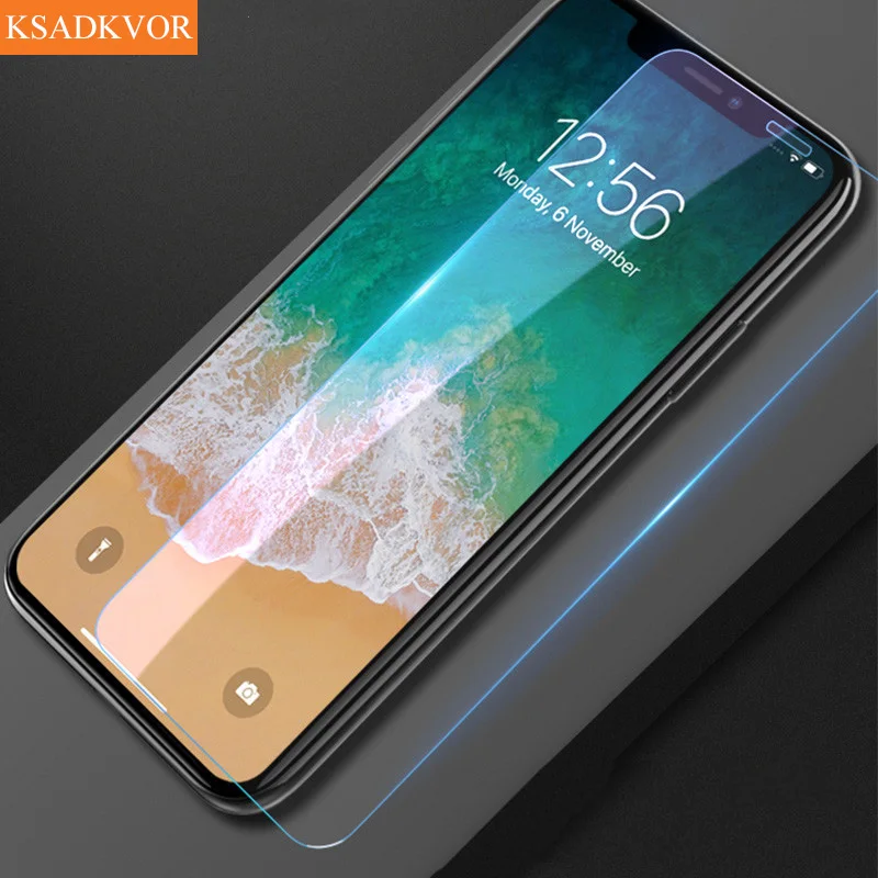 Закаленное стекло с полным покрытием для iPhone 7 8 6 6s Plus 5 2 11 SE Pro X XS Max XR защита