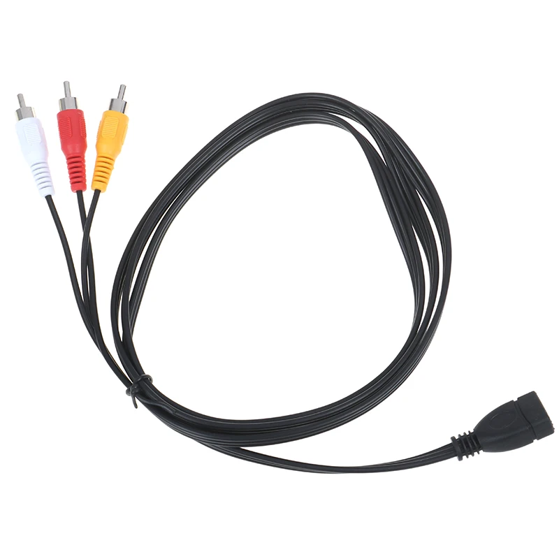 1 шт 5 футов/1 м USB 2 0 Женский 3 RCA Мужской Видео A/V практичное Для адаптер для