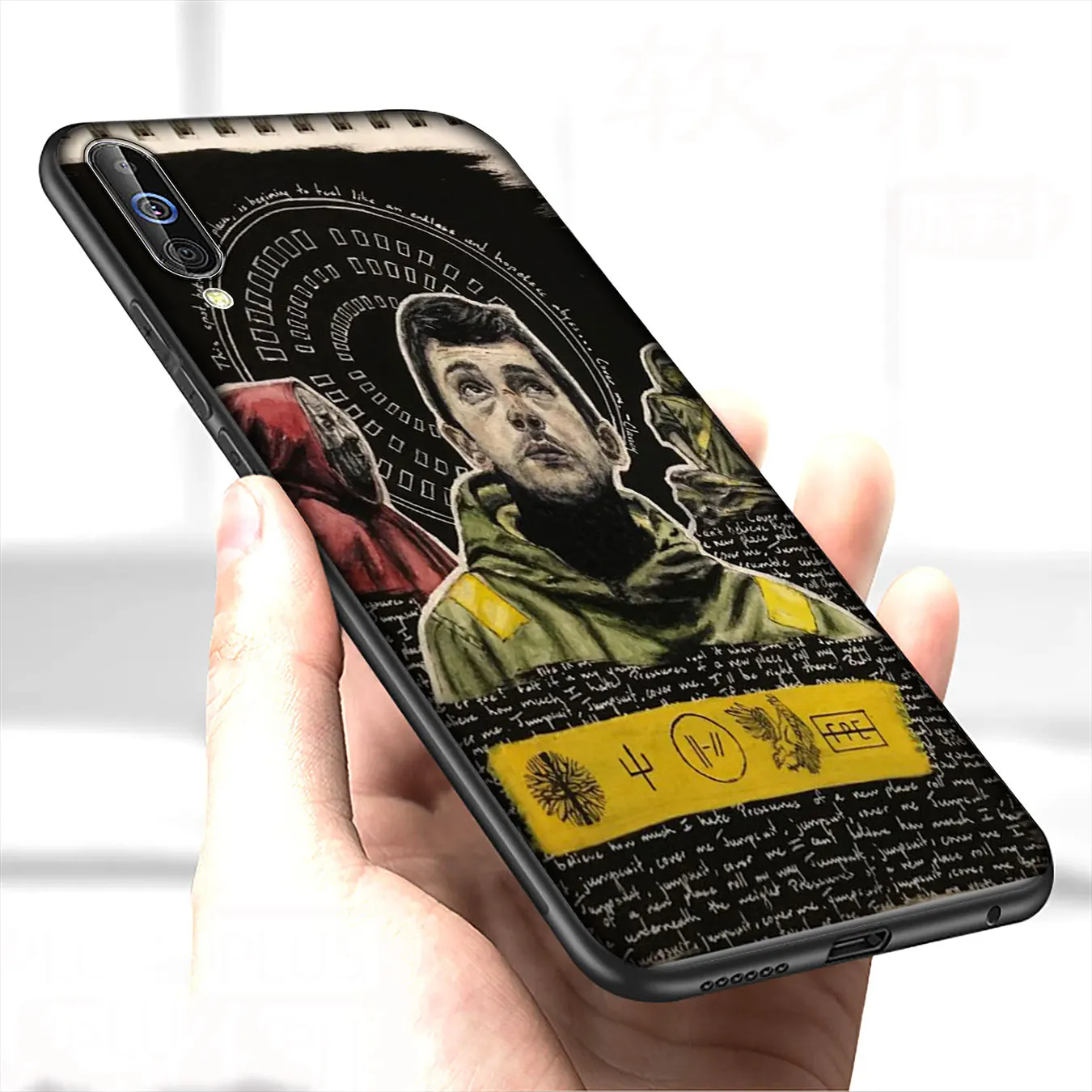 Мягкий силиконовый чехол с цитатой музыкальной группы Twenty One 21 Pilots для Samsung Galaxy A70