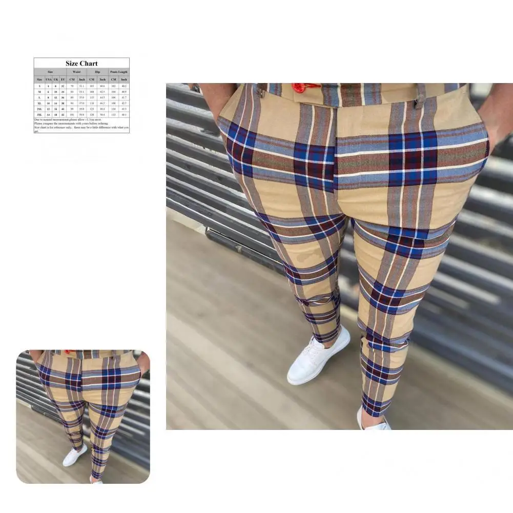 

Стильные брюки, подходящие ко всему, мужские облегающие брюки-карандаш со средней посадкой