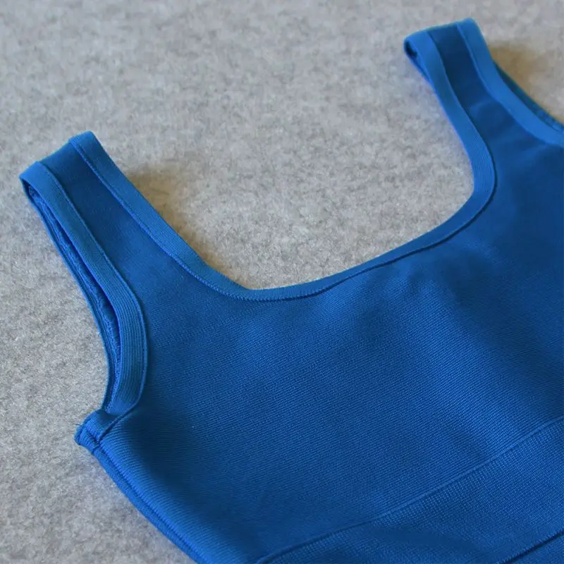 KLEEZY летнее женское однотонное платье-футляр без рукавов с V-образным вырезом