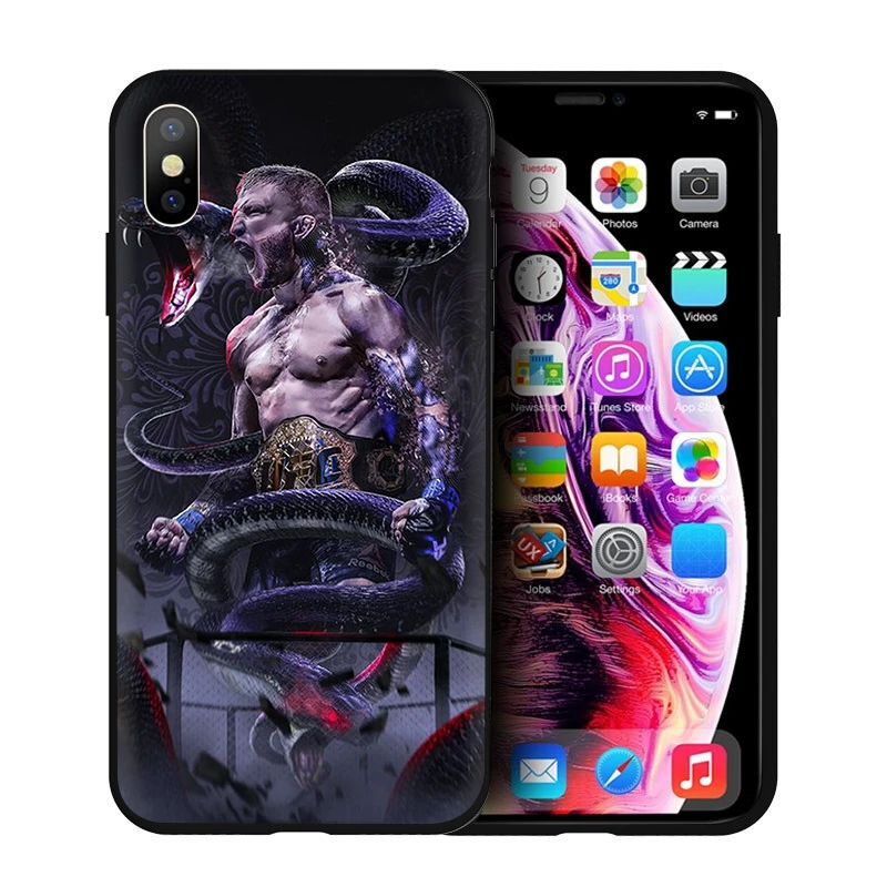 B8 Мягкий силиконовый чехол для телефона EWAU UFC Конор Макгрегор для iPhone 5 5S SE 6 6s 7 8 plus X XR XS 11 Pro Max - Цвет: B8