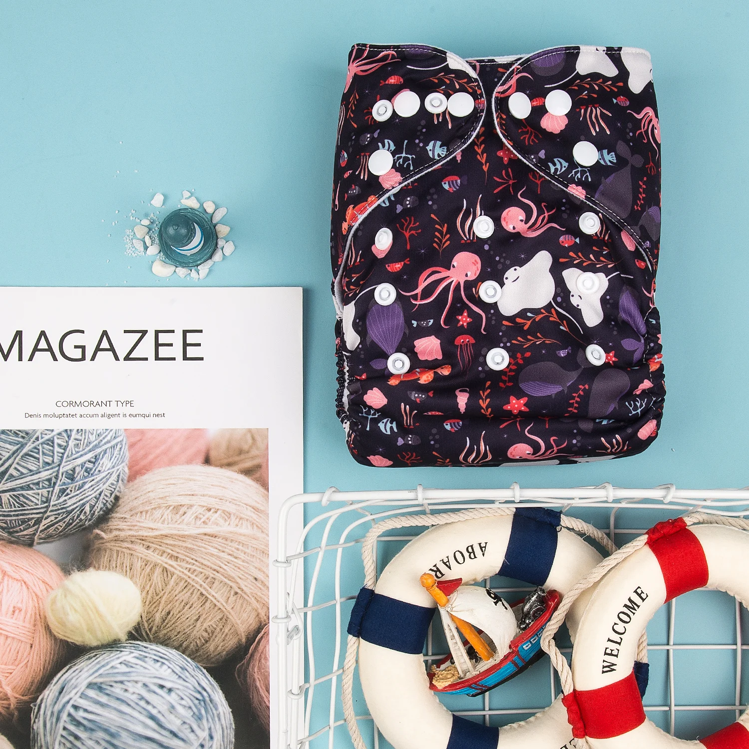 New Arrival! Alvababy Baby Cloth Nappy Reusable Diapers with Microfiber Insert | Мать и ребенок